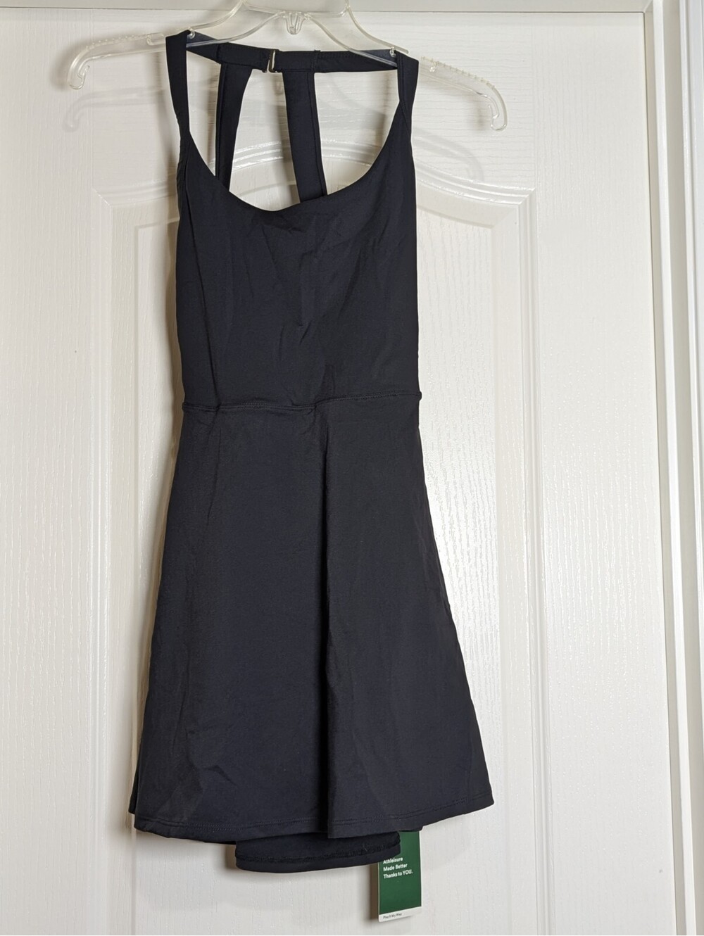 Halara Black Tennis Dress Easy Peezy Women's Stretchy Active Wear XS NWT